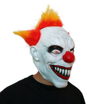 

Halloween Clown Scary Fun Rubber Latex Face Masks Prop Soft Costume Cosplay