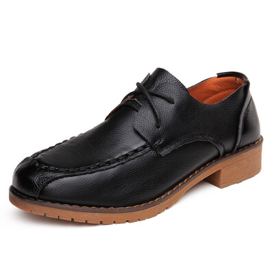 

Womens Shoes Fashion Casual Shoes Genuine Leather Shoes High Heels Breathable Shoes For Women Black Red Brown Blue Yellow