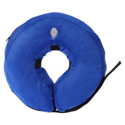 

Inflatable Pet Cat Dog Recovery Protective Collar Cones Comfortable Dog Kitten E-collar with Magic Tape Zipper