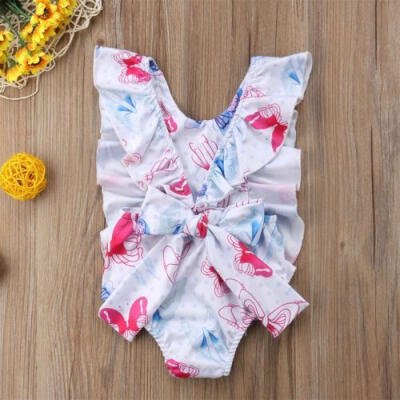 

Toddler Baby Girl Cartoon Butterfly Swimsuit Swimwear Summer Swimming Bikini