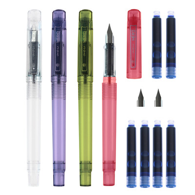 

Hero HERO 395 students with positive posture writing calligraphy pen ink bag set female models 4 sticks