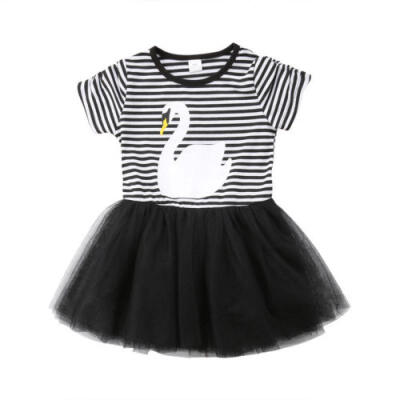 

USA Baby Girls Summer Tulle Dress Kids tutu Skirt Outfit Clothes Casual Sundress