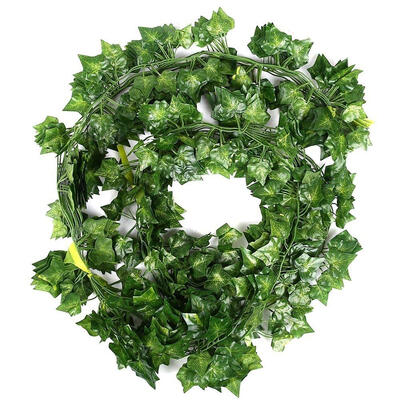 

UpperX 12 x artificial plants of vine false flowers ivy hanging garland for the wedding party Home Bar Garden Wall decor