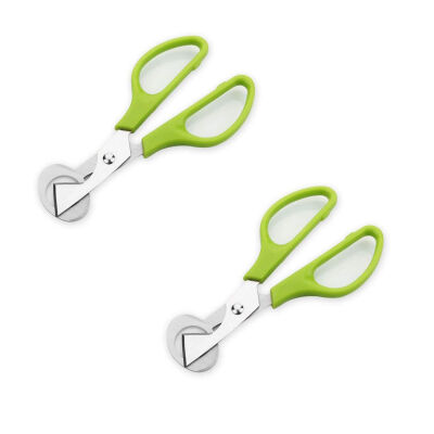 

UpperX Pigeon Quail Egg Scissor Bird Cutter Opener Kitchen Tool ClipperSet of 2 Green