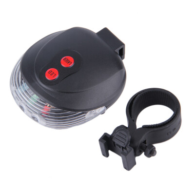 

5 LED Laser Beam MTB Mountain Bicycle Bike Rear Tail Warning Lamp Light