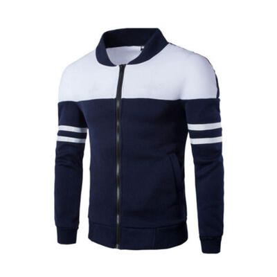 

Men Slim Fit Hoodie Warm Hooded Zipper Sweatshirt Coat Jacket Outwear Sweater
