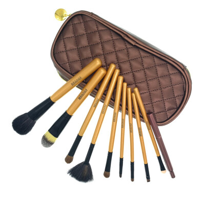 

MEGAGA Sets Of Professional Tools Multi-Function Portable Makeup Brushes Gold