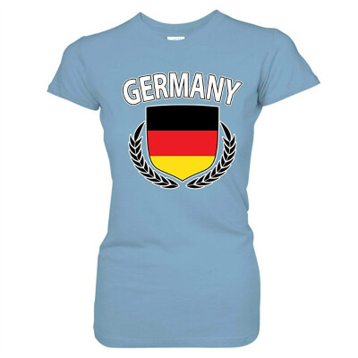 

Germany Flag Creat Olive Wreath Laurel German Pride Juniors T-Shirt