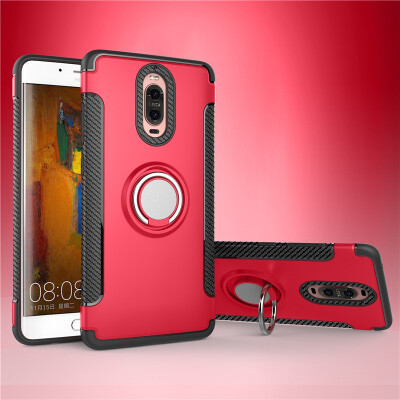 

Fivice Huawei Mate 9 pro case PC metal ring shell magnetic car bracket TPU phone case