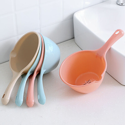 

Jiebi Shi Shui scoop kitchen long handle water scoop children baby shower shampoo