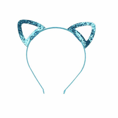 

Outdoor Kids Girl Women Glitter Cat Ear Headband Value Set Cat Ear Hair Hoop
