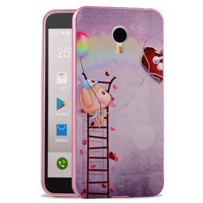 

MOONCASE 2 в 1 Съемные + 3D Relief Окрашенный кадр Покрытие металла алюминиевый протектор чехол для Meizu M2 Note Meilan Note 2