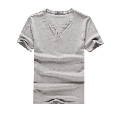 

Антарктических мужская с короткими рукавами футболки мода случайные V-образным вырезом футболки 963 черный L