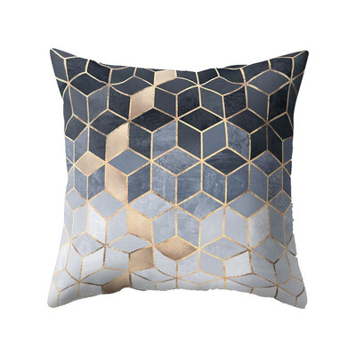

Nordic Style Geometric Cushion Cover Polyester Pillow Case Black And White Home Decorative Pillows Cover For Sofa Car
