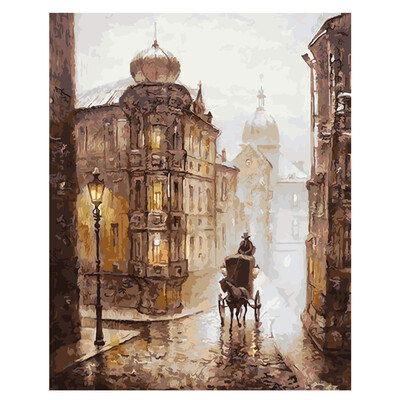 

Street Scene DIY Digital Oil Hand Painting Wall Decoration