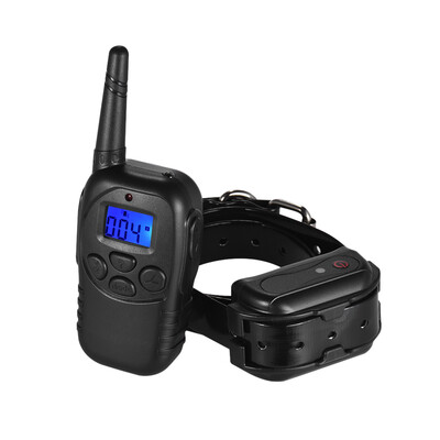 

Dog Shock Training Collar ShockVibraBeepLamp No Bark Collar 328yd Remote Waterproof Rechargeable for Large Medium Small Dog