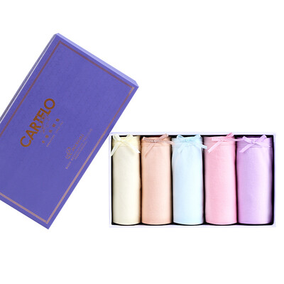 

Cardi music crocodile ladies underwear 5 color mixing classic simple style small angle underwear female  code