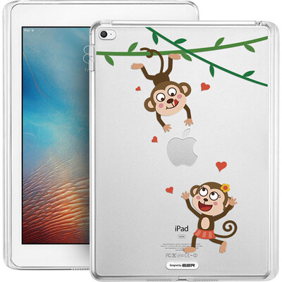 

ESR Apple iPad mini4 Case Shell Cartoon Silicone Case Drops Transparent Soft Sleeve What Series Couples Monkey