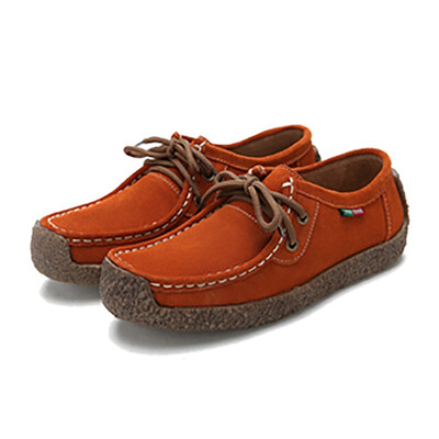 

2018 Fashion Woman Casual Shoes Wild Lace-up Loafers Women Flats Comfortable Footwear Woman Shoes Breathable Female Shoes aDT90