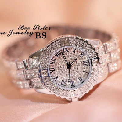 

Luxury Women Watch Rhinestone Bling Crystal Analog Quartz Wristwatch Dress Watch