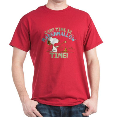 

CafePress - Snoopy Marshmallow Time T-Shirt - 100 Cotton T-Shirt