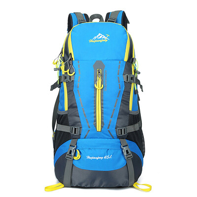 

45L Camping Backpack Water Resistant Lightweight Outdoor Travel Dayback Shoulder Bag Casual Large School Backpack