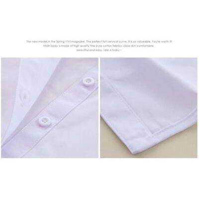 

Womens False Collar Fake Half Shirt Blouse Lapel Collar Detachable Bib Choker AU