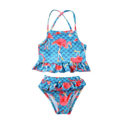 

Infant Baby Girls Flamingo Swimwear Bathing Bikini Set Outfits Swimsuit Hot US