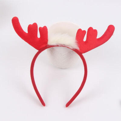 

Elk Horn Deer Headband Christmas Festival Party Handmade Accessories Xmas Decor