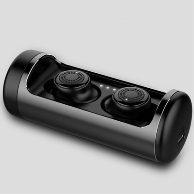 

Mini Wireless Bluetooth 50 Stereo Headset Waterproof Sport Headphone In-Ear Earphones Earbuds Charging Socket for Smartphone