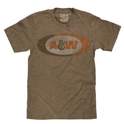 

A&W Root Beer T-Shirt - Distressed A&W Logo Shirt