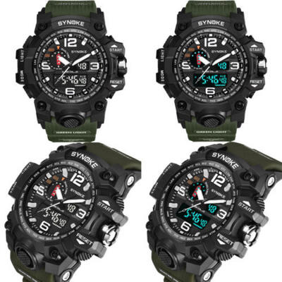 

Men Analog Digital Alarm Date Waterproof Sport Backlight Watch Outdoor Women New