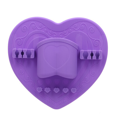 

Heart Silicone Makeup Drying Rack Cosmetic Brush Holder Bathroom Accessories Organizer