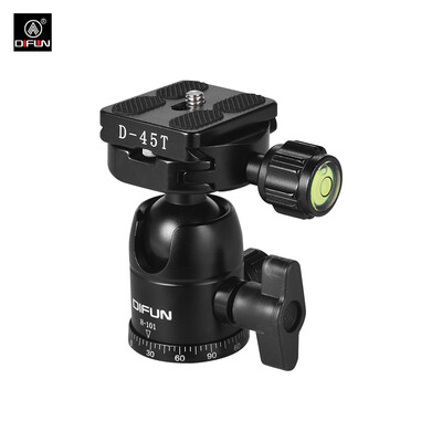 

DIFUN H-101 Professional Aluminum Alloy Ball Head Panoramic Head Tripod Head 14 Inch Screw for Canon Nikon Sony DSLR ILDC Cameras