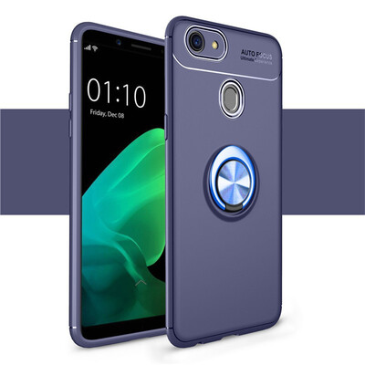 

Fivice OPPO F5 case TPU metal ring shell magnetic bracket soft shell