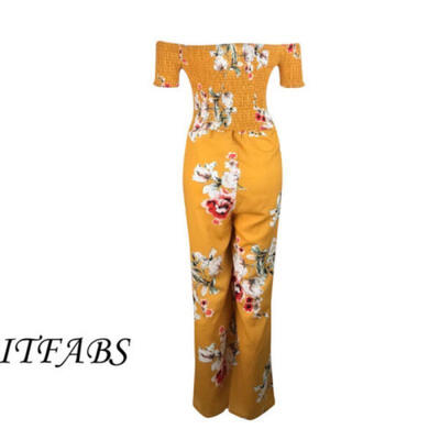 

New Women Summer Floral Party Clubwear Playsuit Jumpsuit Romper Trousers Pants