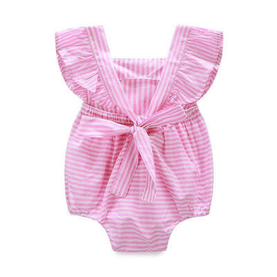 

Cute Infant Baby Kids Girl Clothes Bow Bodysuit Romper Jumpsuit Outfits Sunsuit