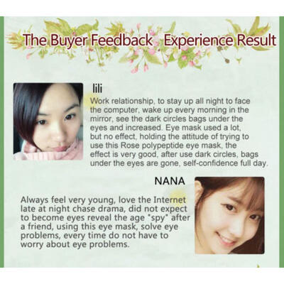

Rose Peptide Or Shea Butter Firming Eye Mask Remove Dark Circle Eyes AU