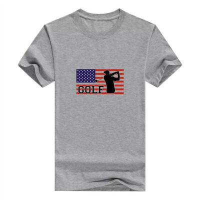 

American Pride Golf Golfer Crewneck Mans t-Shirt