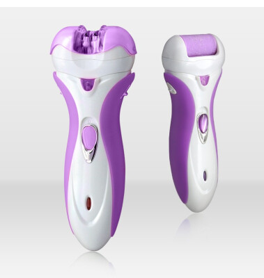 

kemei 4 in 1 Multifunctional Electric shaver Rechargeable Women Epilator Hair Removal Foot Care Tool razor Bikini legs body care