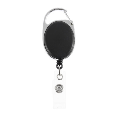 

Retractable Reel Pull Key ID Card Badge Tag Clip Holder Carabiner Style