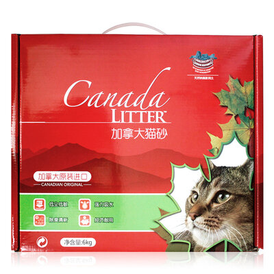 

Канадский импорт CanadaLITTER Happy100 бентонит кошка ящик для мусора 6кг