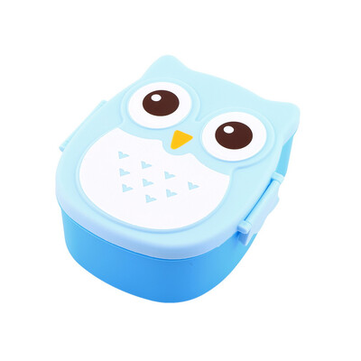 

1050ML Owl Lunch Box Bento food-safe Plastic Food Picnic Container Portable Box
