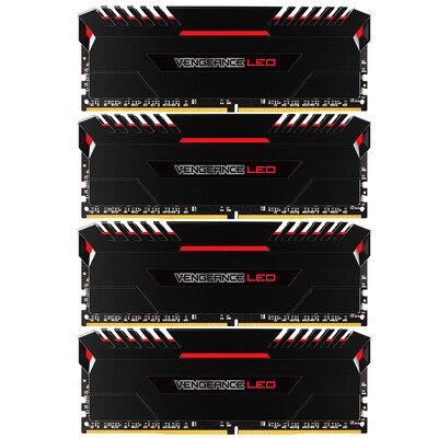 

Американский пиратский корабль (USCORSAIR) Мстители LED полоса DDR4 3000 64GB (16Gx4 бар) красная настольная память