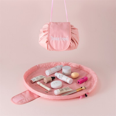 

Lazy storage bag cosmetic bag travel multi-function beam storage bag portable drawstring with wash bag storage bag
