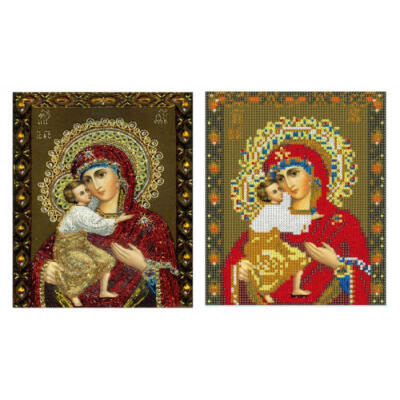 

5D Diamond Painting Virgin & Jesus Cross Stitch DIY Religious Room Home Decor