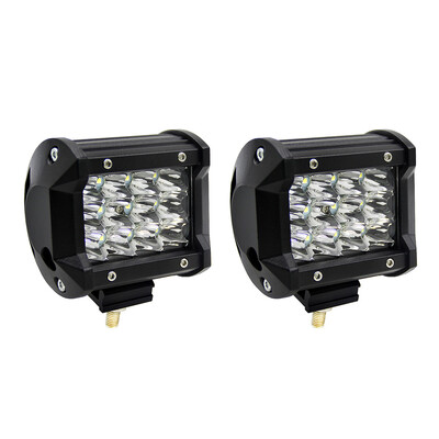 

2Pcs 4inch 36W LED Light Bar Work Lights Spot Beam Driving Fog Light Road Lighting for Jeep Car Truck SUV Boat Marine
