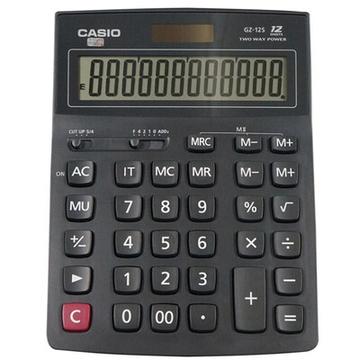 

Casio (CASIO) Калькулятор бизнеса GZ-12S по интеллектуальной серии черный