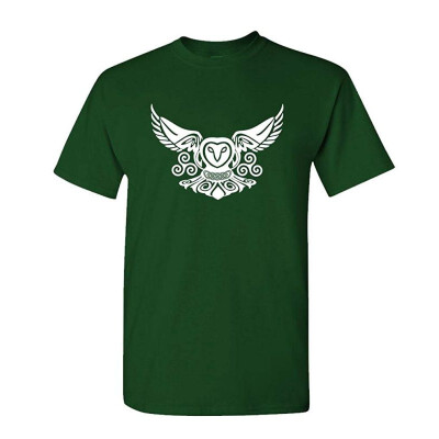 

Celtic OWL Tribal Knot Scottish Retro Cool - Mens Cotton T-Shirt