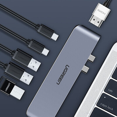 

Green Link Type-C docking station USB-C to HDMI converter 30HUB with PD powered MacBook Pro adapter data cable Apple screen expansion dock interface 50963